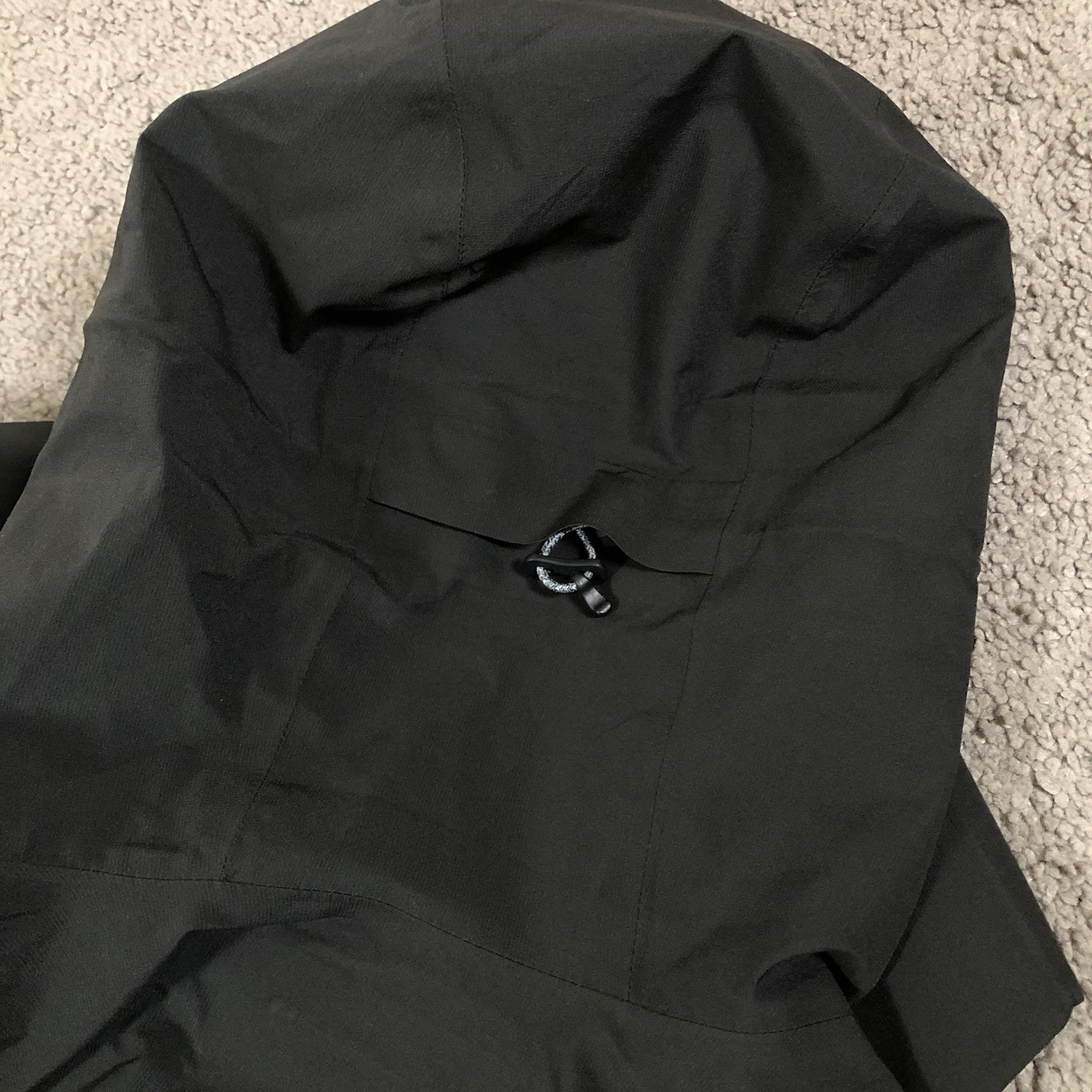 REI Co-Op Coat Womens Medium Black Rain Waterproof Pike Street Trench Jacket