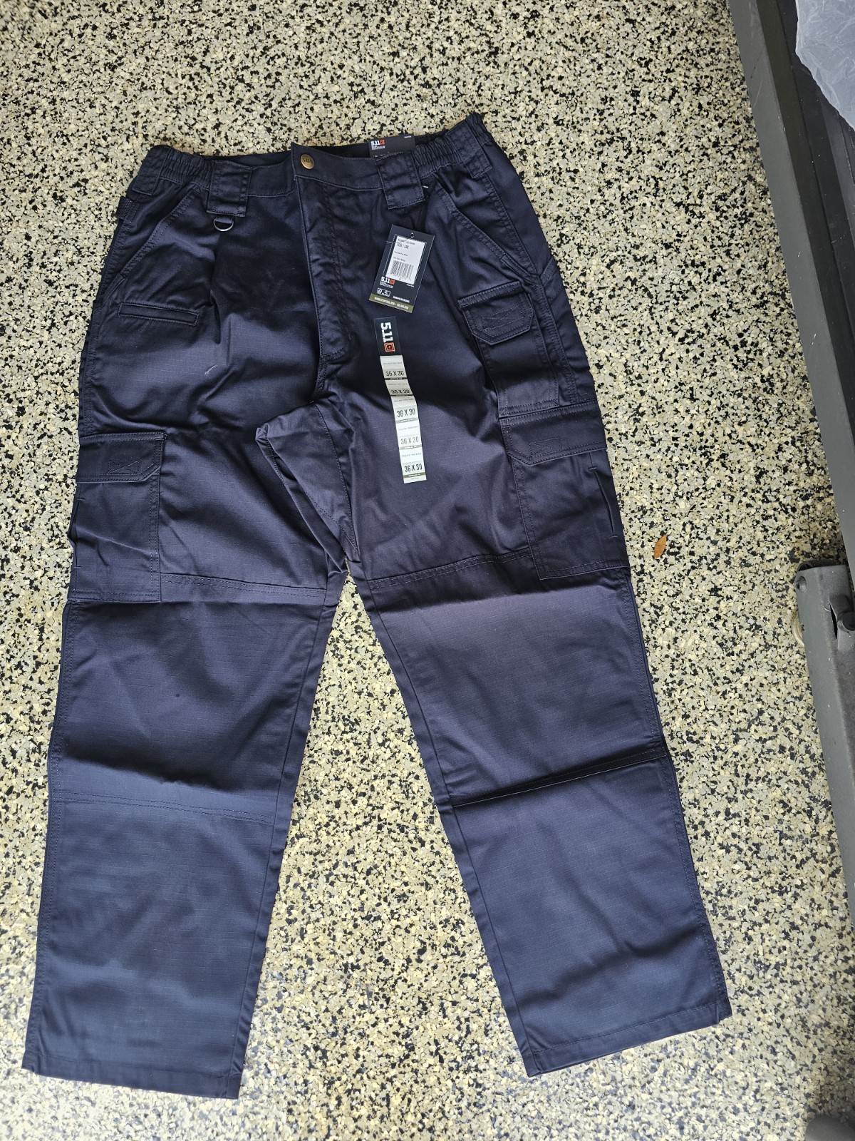 5.11 Tactical Men’s Navy Blue Cargo Pants Style 74273, Size 36×30