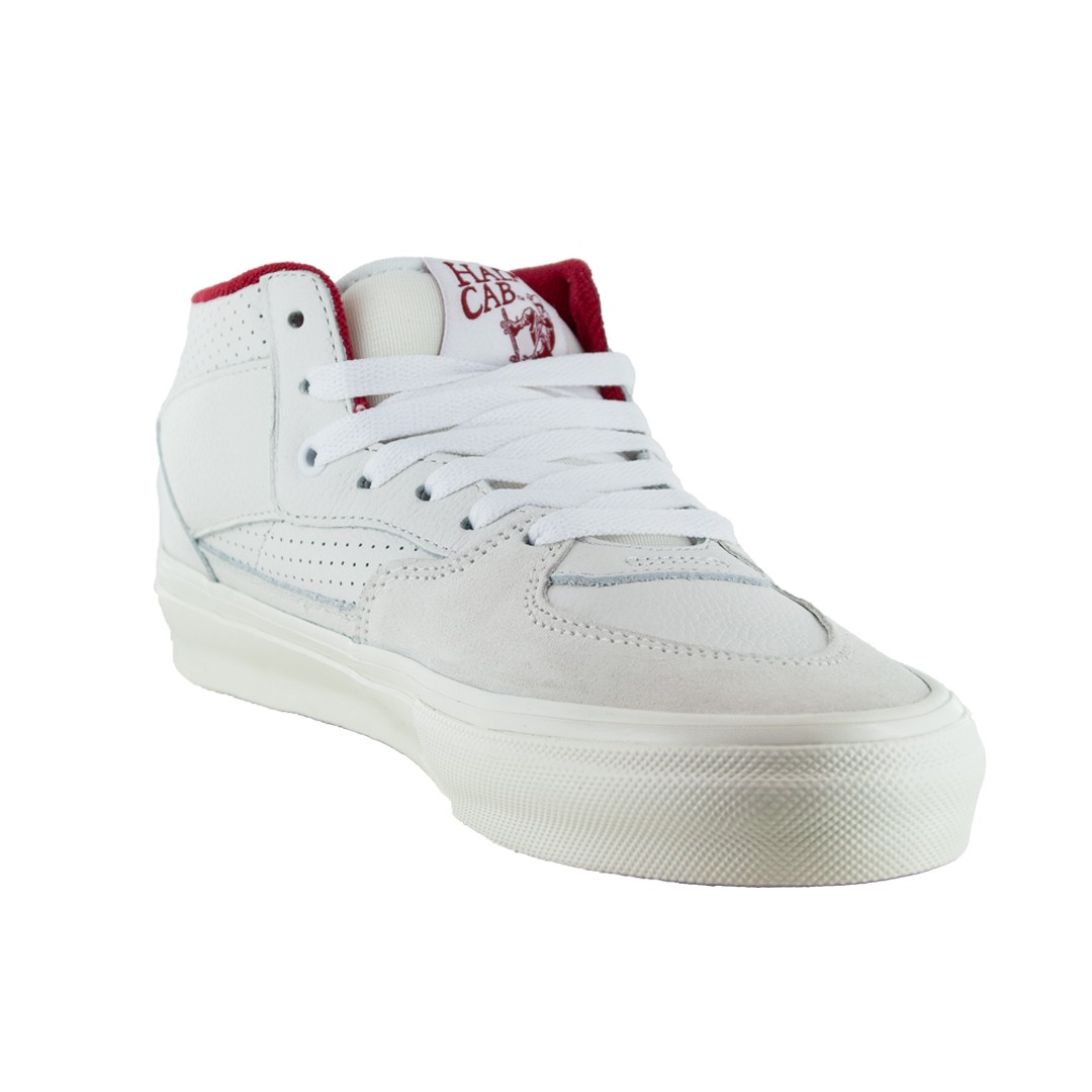 Vans “Skate Half Cab Vintage Sport” Sneakers (White/Red) Skate Shoes