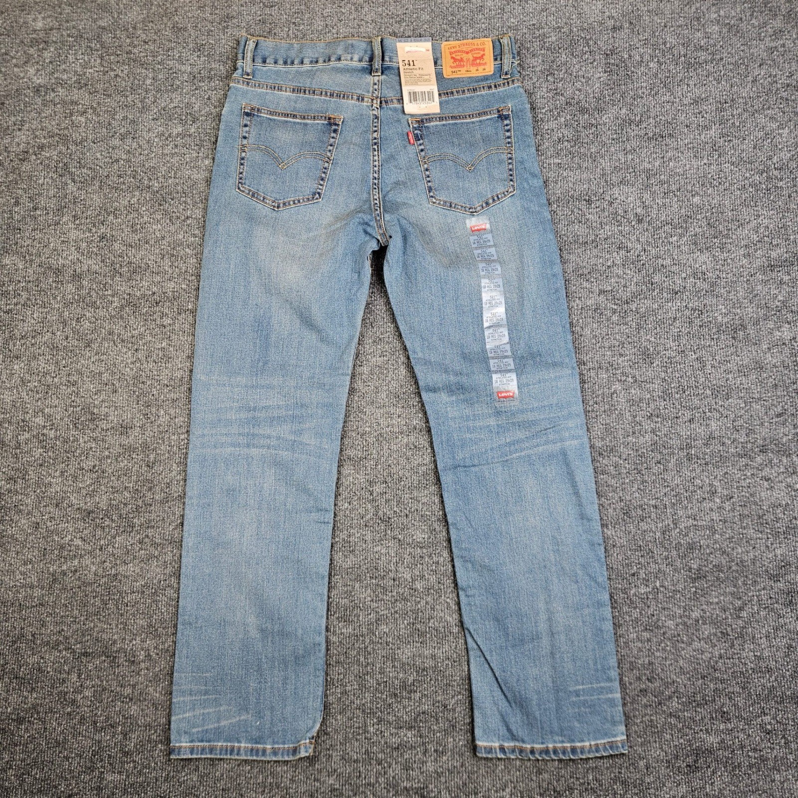 Levis 541 Athletic Fit Jeans Boys 18 Reg W29 L29 Relaxed Straight Denim Med Wash