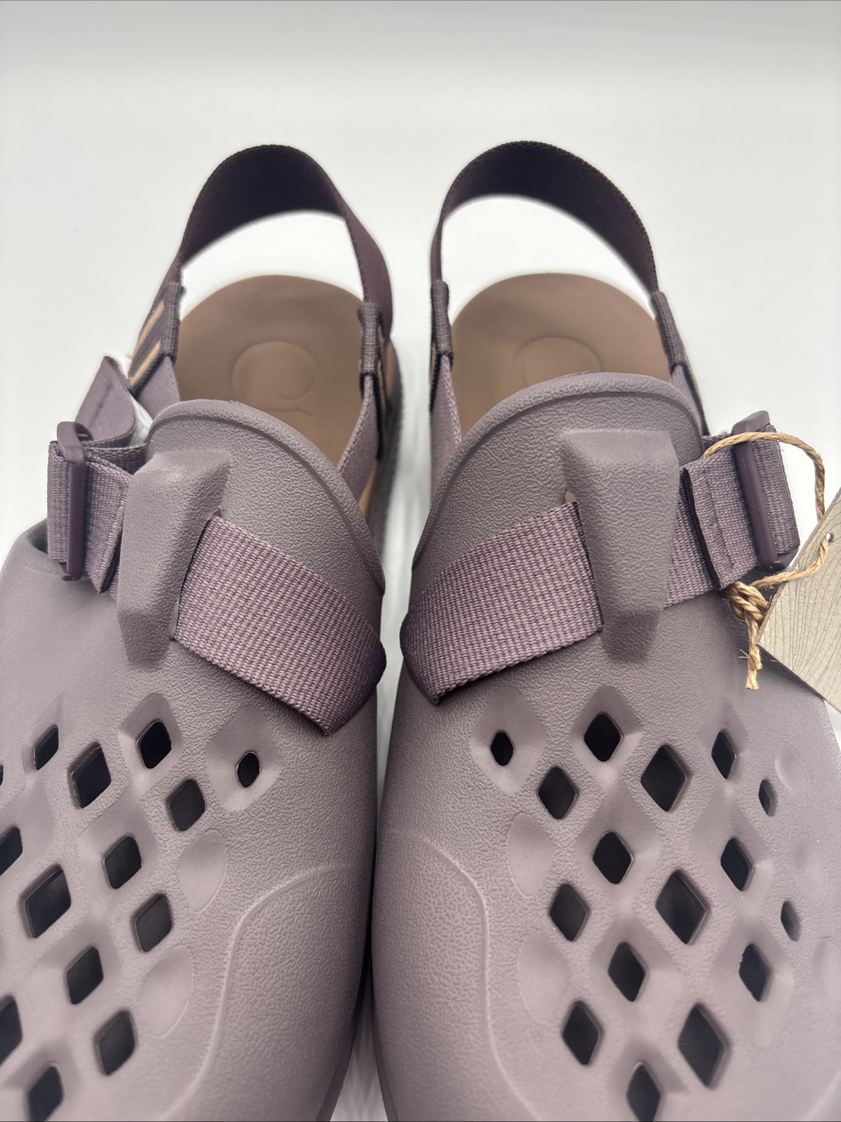 Chaco Chillos Clog Slip On Shoe Sparrow Brown (Purple) Women’s Size 9 New