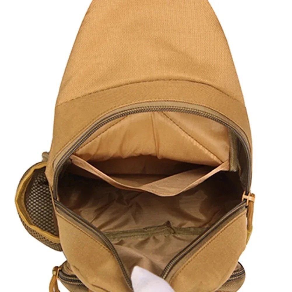 Mens Backpack Tactical Sling Shoulder Bag Molle Travel Chest Pack Outdoor Hiking
