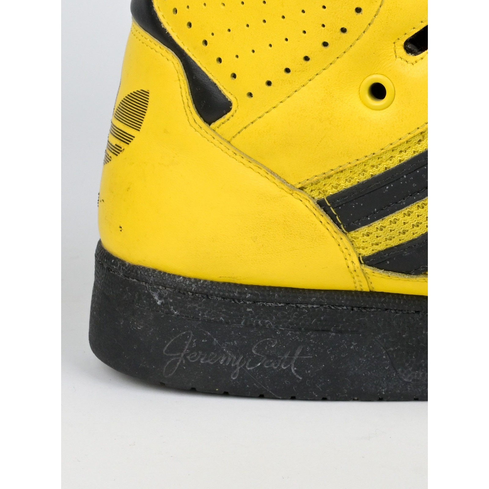 Adidas x Jeremy Scott S/S 2012 Instinct Hi (Black/Yellow) – Size 10