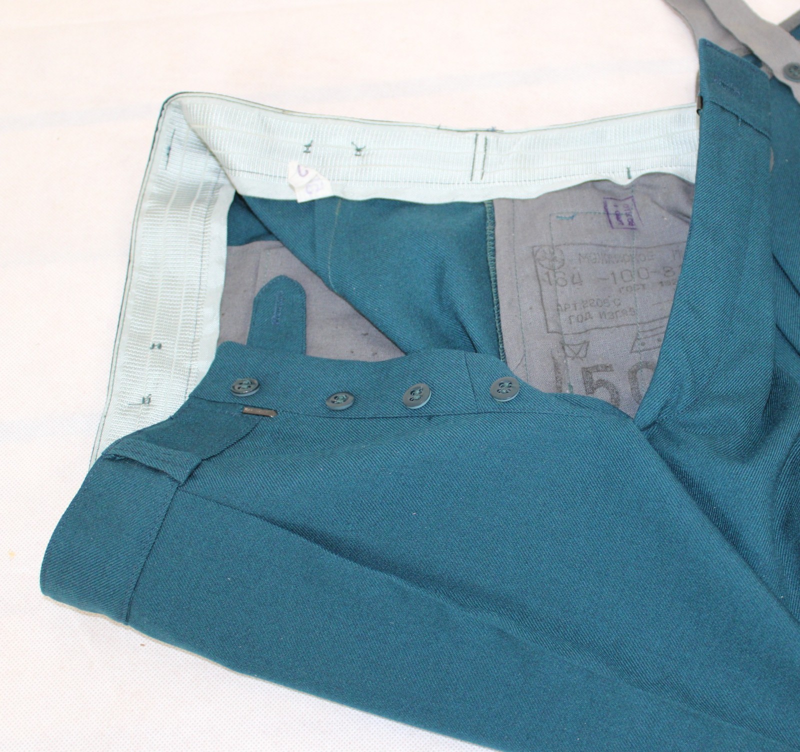Original Soviet Officer Army Trousers In Boots For Summer Parade Uniform #25