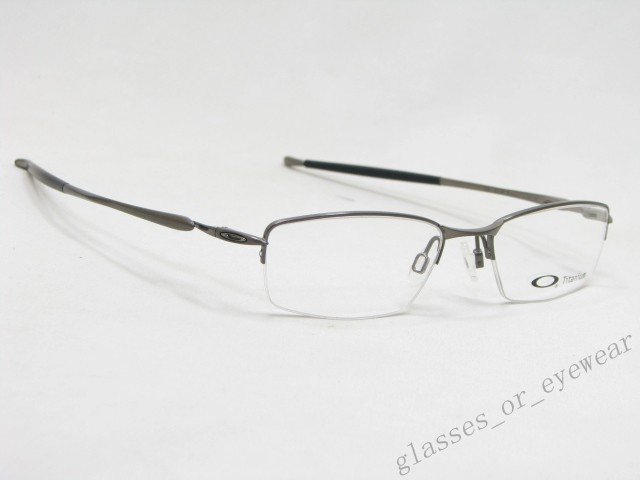 Eyeglass Frames-Oakley TRANSISTOR 22-149 Brushed Chrome 51mm Titanium Glasses