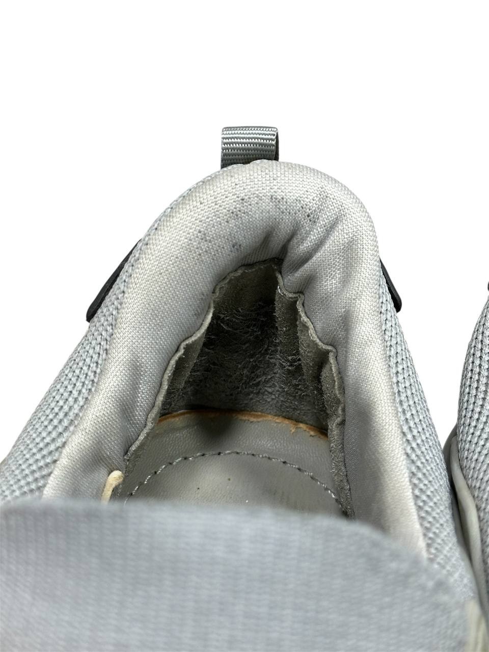 Prada Cloudbust Grey Sneakers Strap Mesh Leather Chunky Sole 25cm UK 6.5
