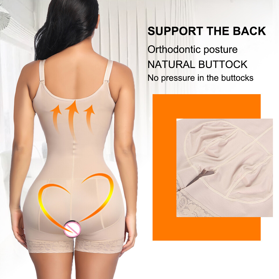 Fajas Colombianas Body Shaper Reductoras Levanta Cola Post Surgery Body Shaper
