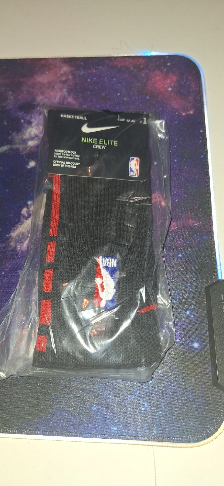2-Pack NBA x Nike Crew Socks Size L Men’s