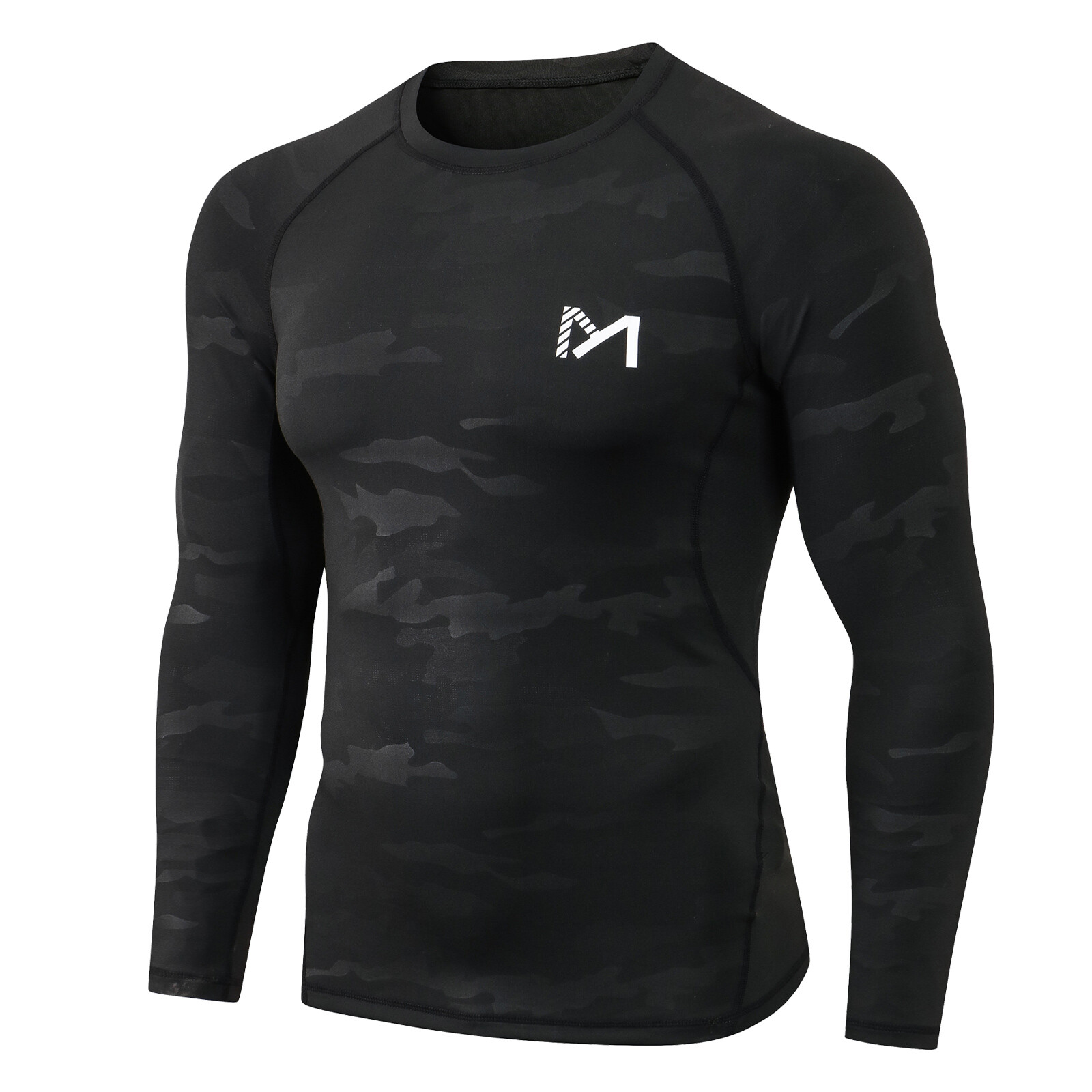 6 Pack/Set Compression Shirts for Men Long Sleeve Athletic Base Layer Undershirt