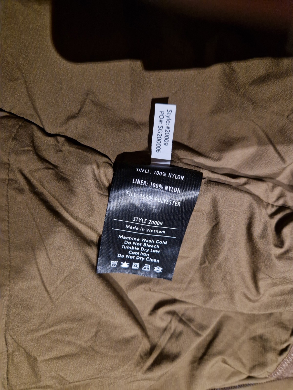 Stone Glacier Cirque Jacket Muskeg Size M