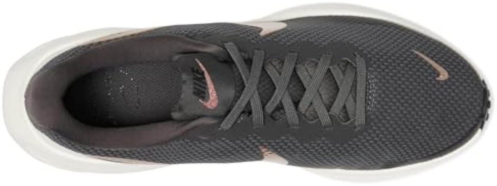Nike Womens Revolution 8 White/Black/Metallic Gold 5.5 Medium – White/Black/Meta