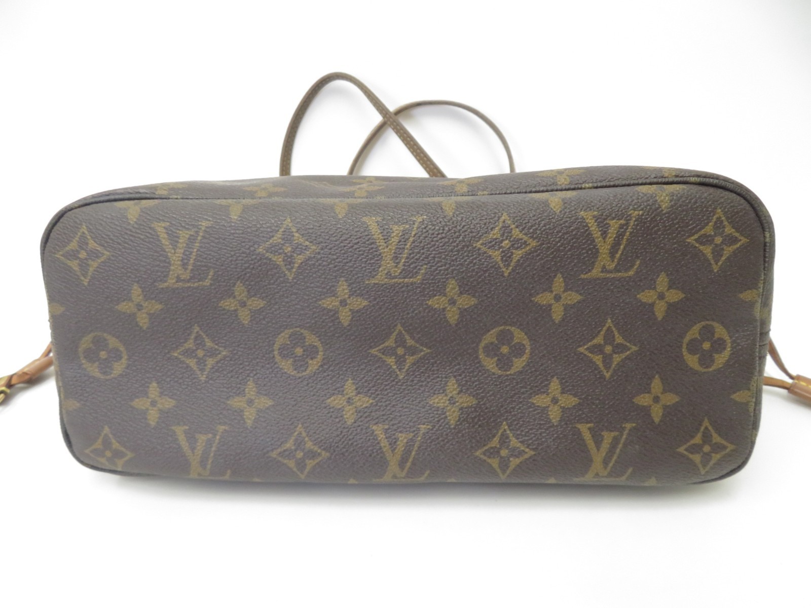 Authentic Louis Vuitton Monogram Neverfull PM Tote Bag Handbag F#52637