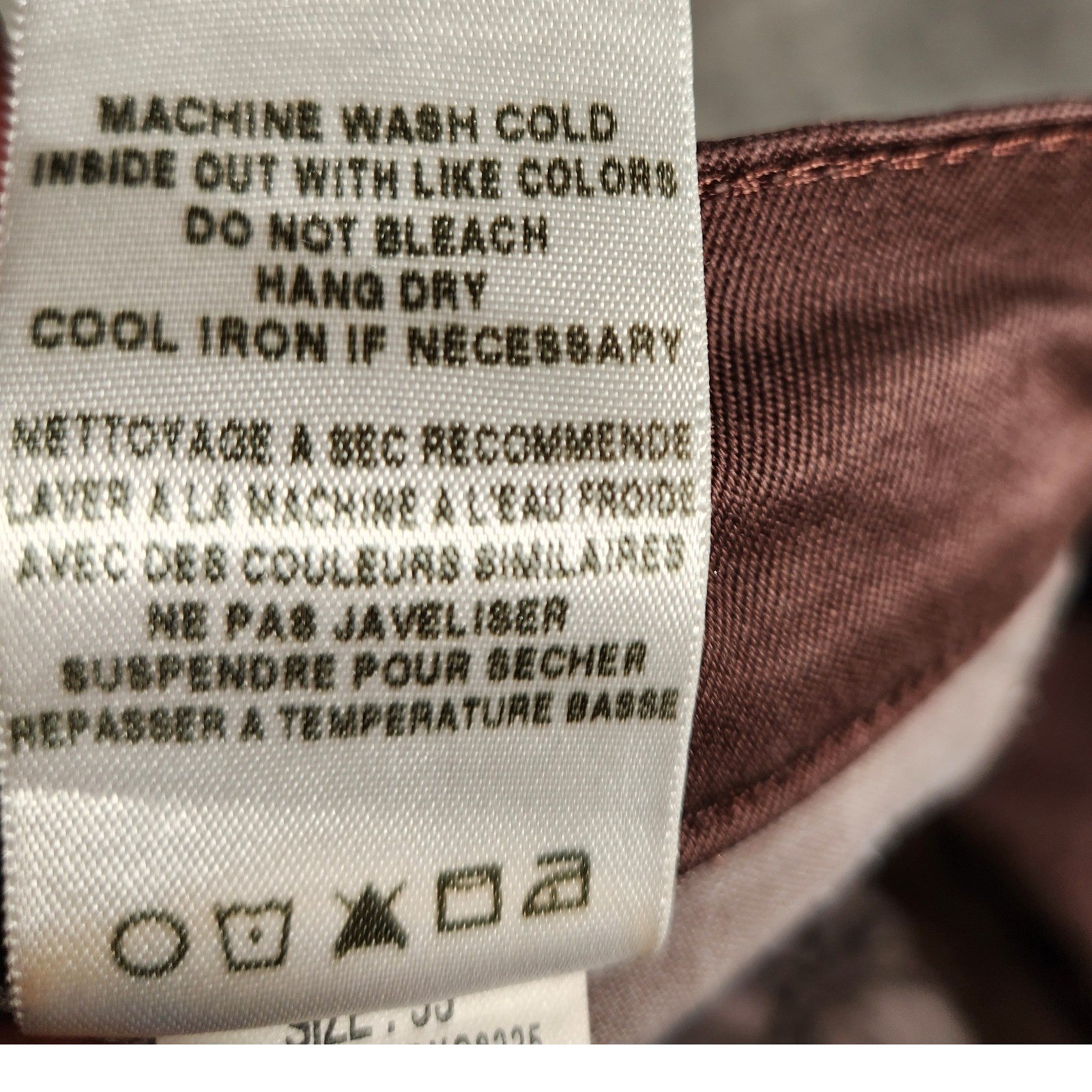 Joe’s Jeans The Brixton Men W33 Brown Excellent Straight Leg Cotton Twill Pants
