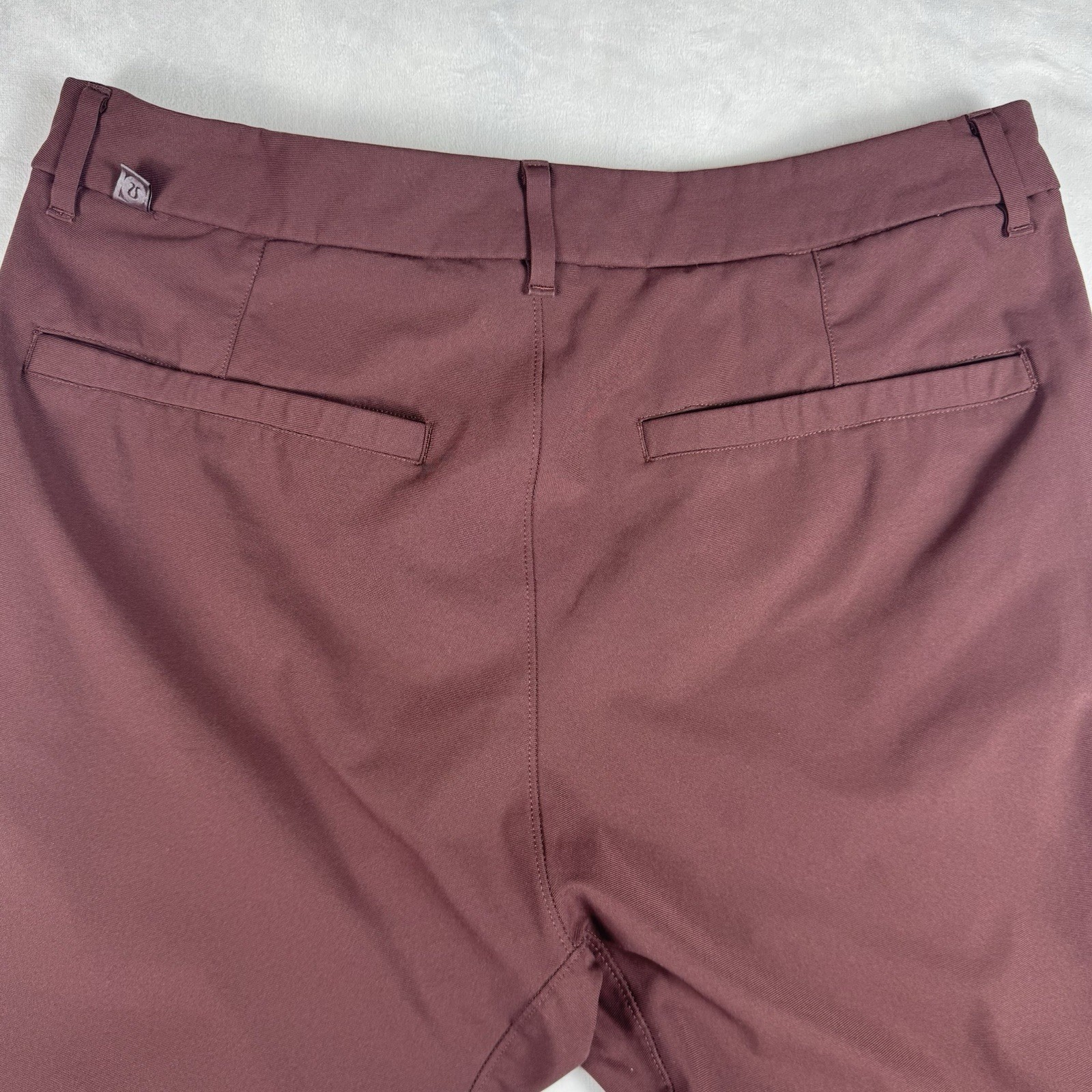 Lululemon Mens Pants Size 32″x30″ Commission Maroon Performance Stretch Slim