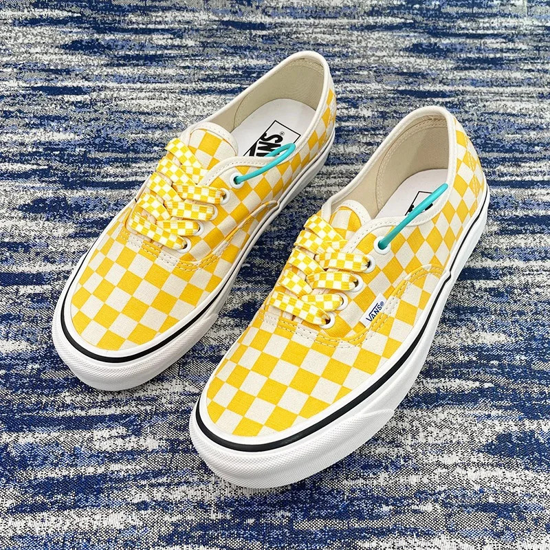 Classic Flat Checkerboard Shoelaces for Sneakers AF1 Wave Shoelace Sports Casual