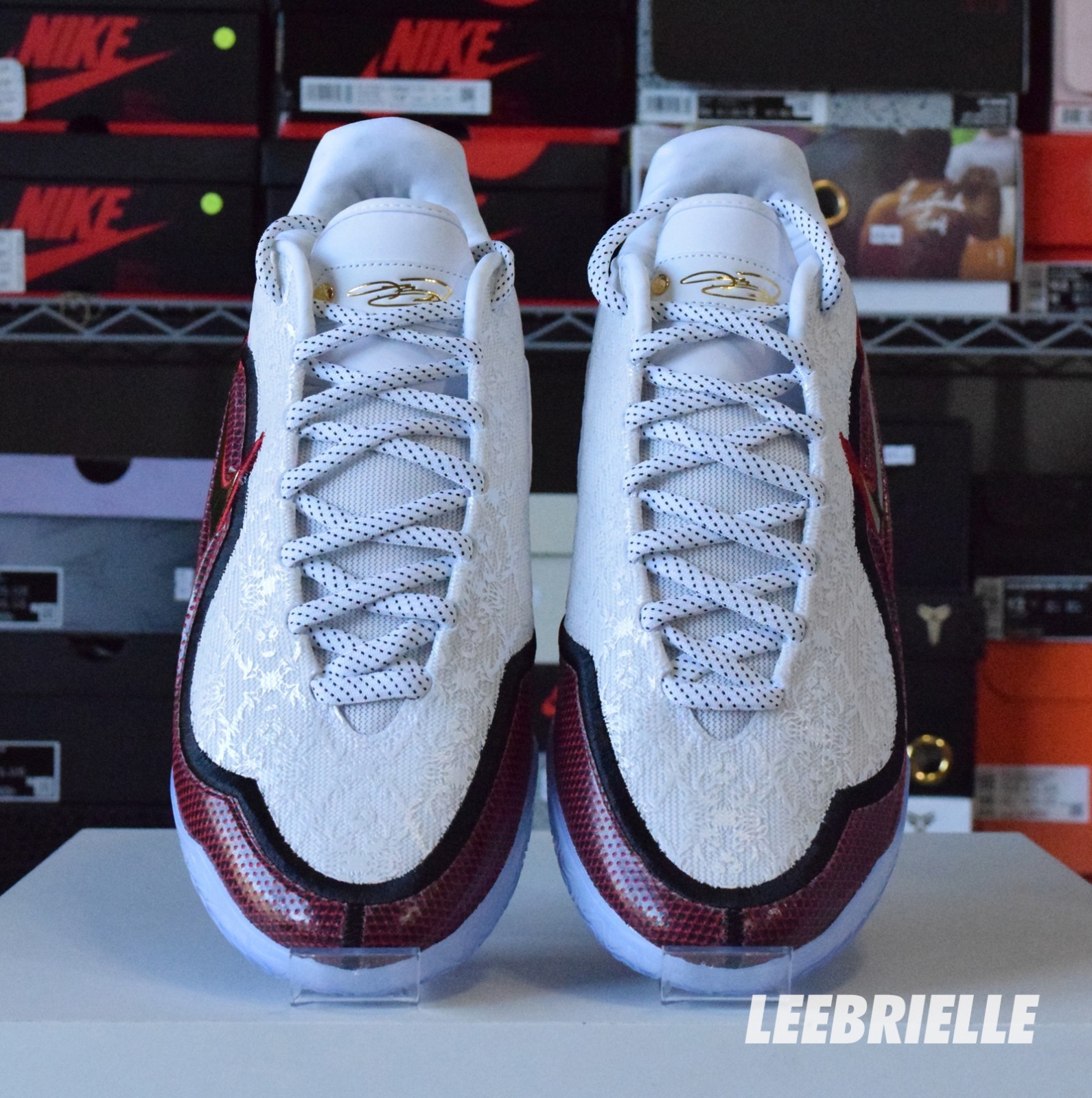 Size 15 – Nike LeBron 23 Grand Opening White Red Gold Black HJ5629-100