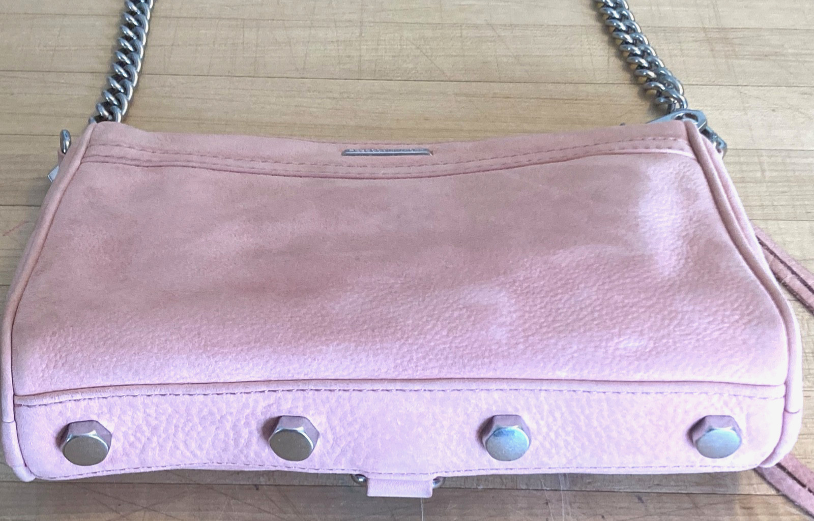 Rebecca Minkoff mini MAC Crossbody Pink Suede