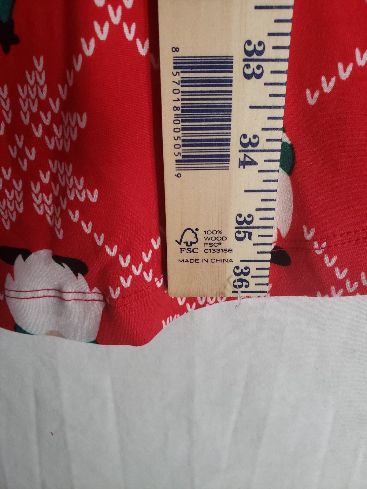 NWT Secret Treasure Christmas Holiday Nome Gown w/Pockets Sz S/M