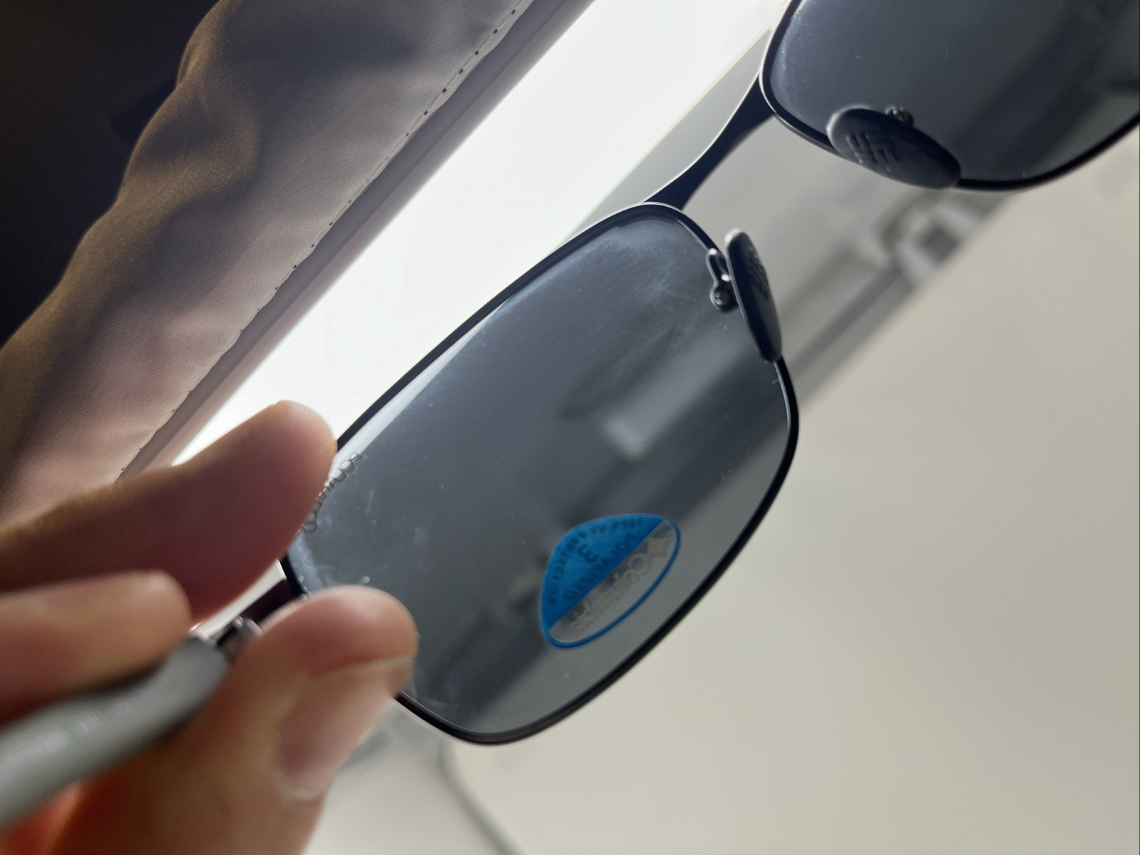 .COLUMBIA Sunglasses VASCO 200 C01 BLACK W/ Polarized Gray Lens SA44