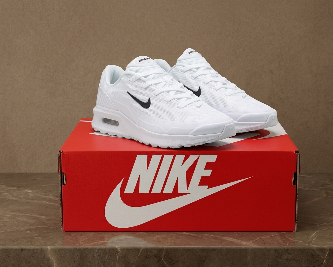 RARE Men’s Nike Air Max Bia White Gray Black I09416 100 Multisize Sneakers