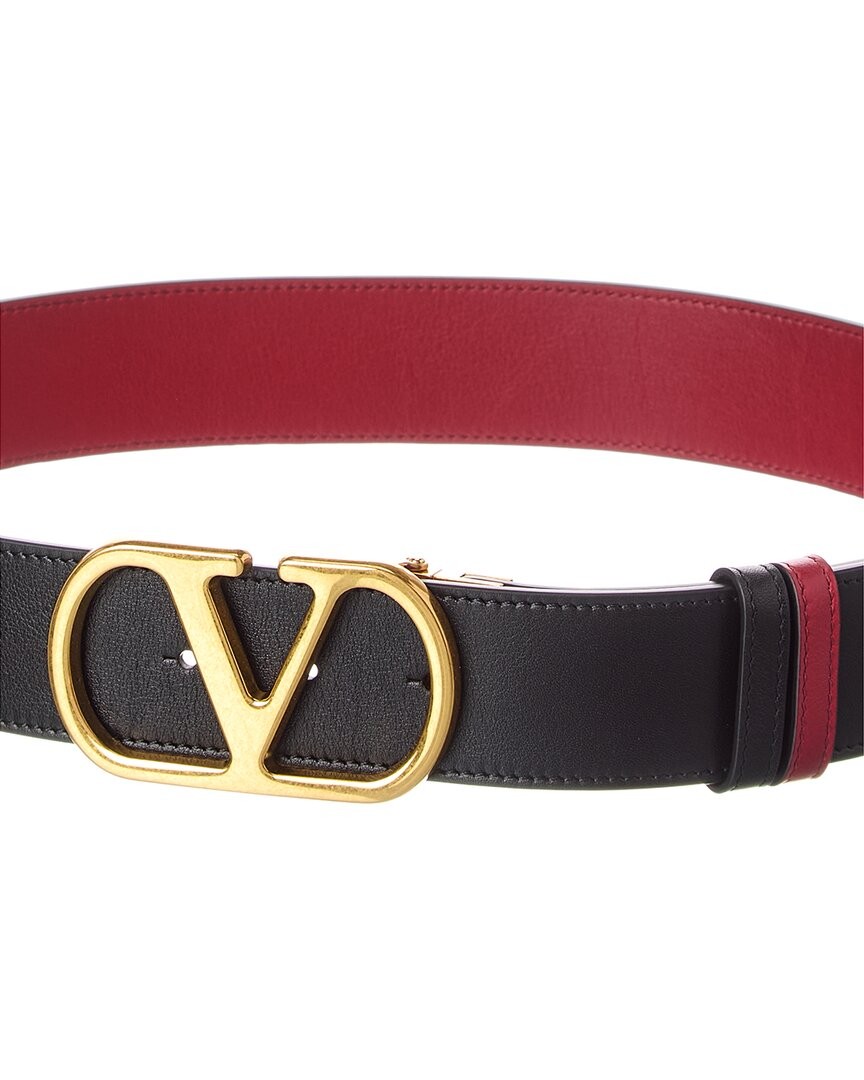Valentino Vlogo Signature Reversible Leather Belt Women’s