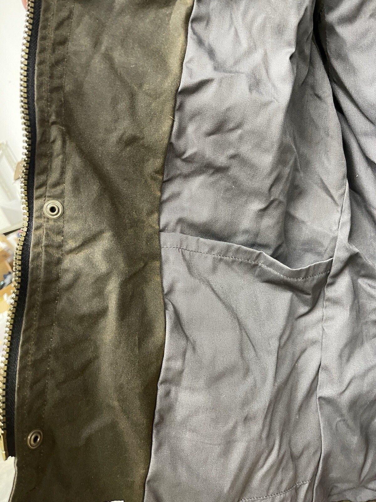PEREGRINE Bexley Waxed Water Resistant Cotton Jacket Brown Choose Size NWT