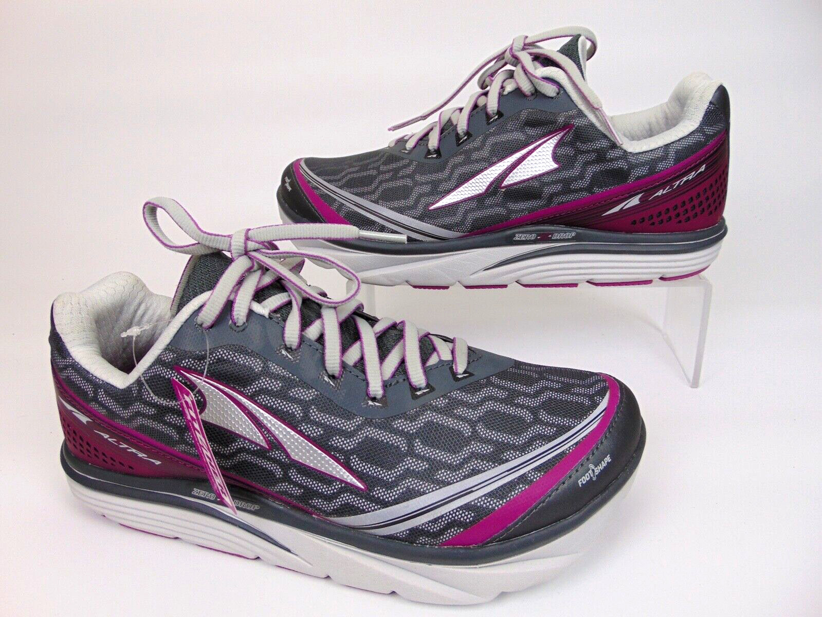 ALTRA Womens Torin IQ Road Running Athletic Shoes, Size 8.0 Med, Gray/Purple NEW