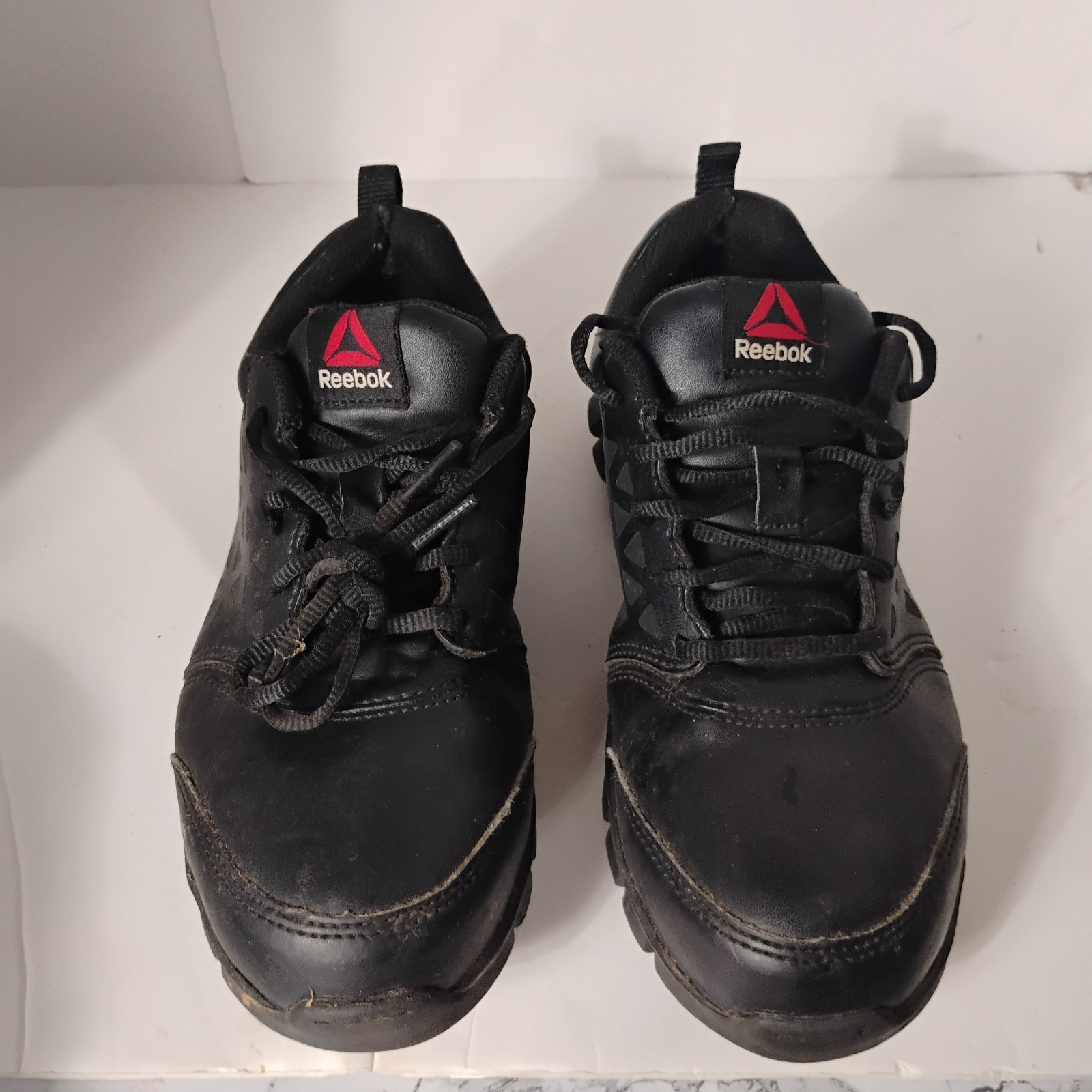 Reebok SubLite Work Shoes Womens Size 8 Black Alloy Toe Safety Sneakers RB047