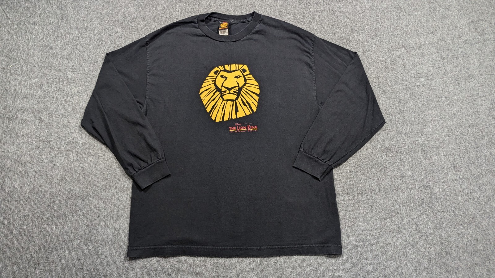 Disney Lion King Shirt Womens Extra Large Black Broadway Musical Simba Mufasa