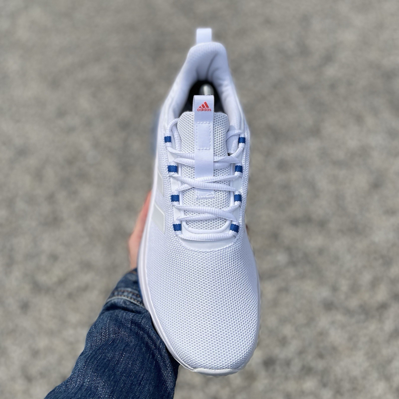 Adidas Trainer V Men’s Athletic White Sneaker Training Shoe CrossFit Gym #733