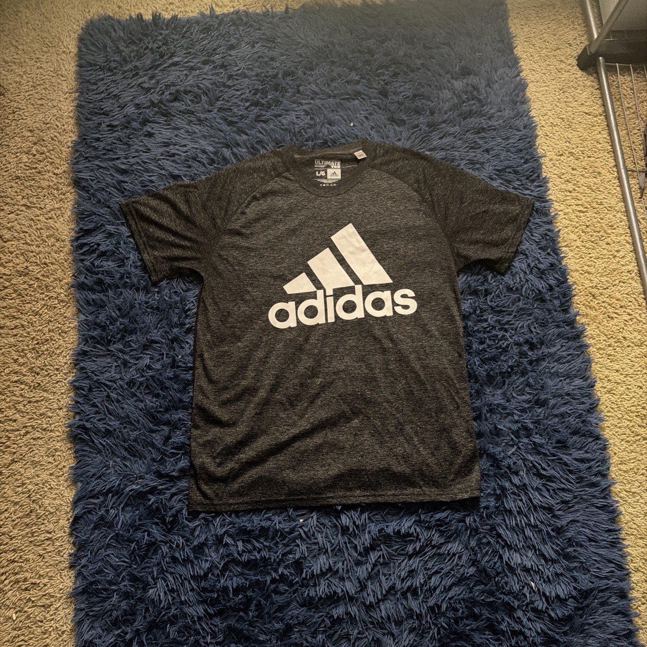 adidas the ultimate tee men’s size large gray