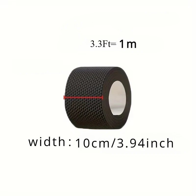 Self-Adhesive EVA Shoe Sole Repair Patch Black Anti-Slip Protector Pads
