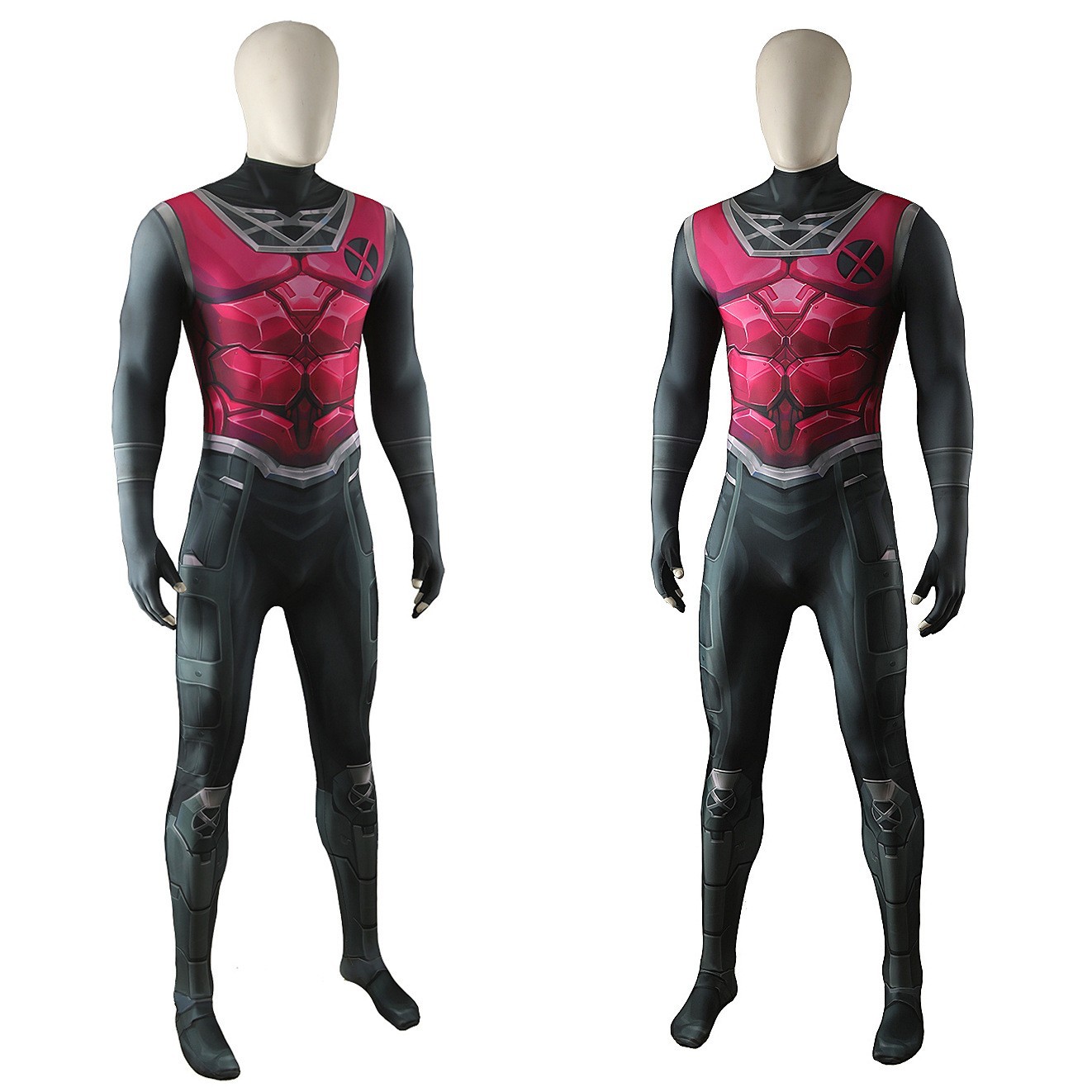 The Gambit Jumpsuit Remy Etienne LeBeau Cosplay Costume Superhero Suit Halloween