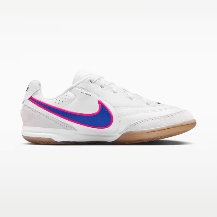 Nike Jr. Tiempo Streetgato White Blue IB5039-146 Street Soccer Sneakers