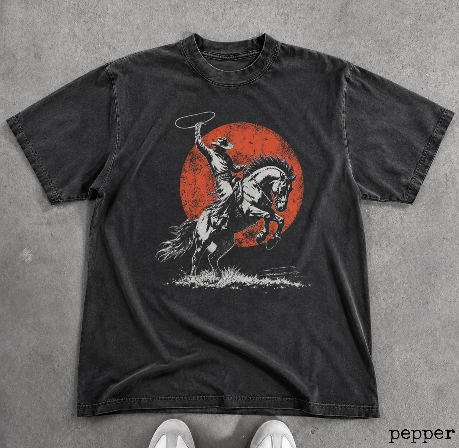 Cowboy Western 90s Vintage Style, Retro Y2k Riding Horse T-Shirt