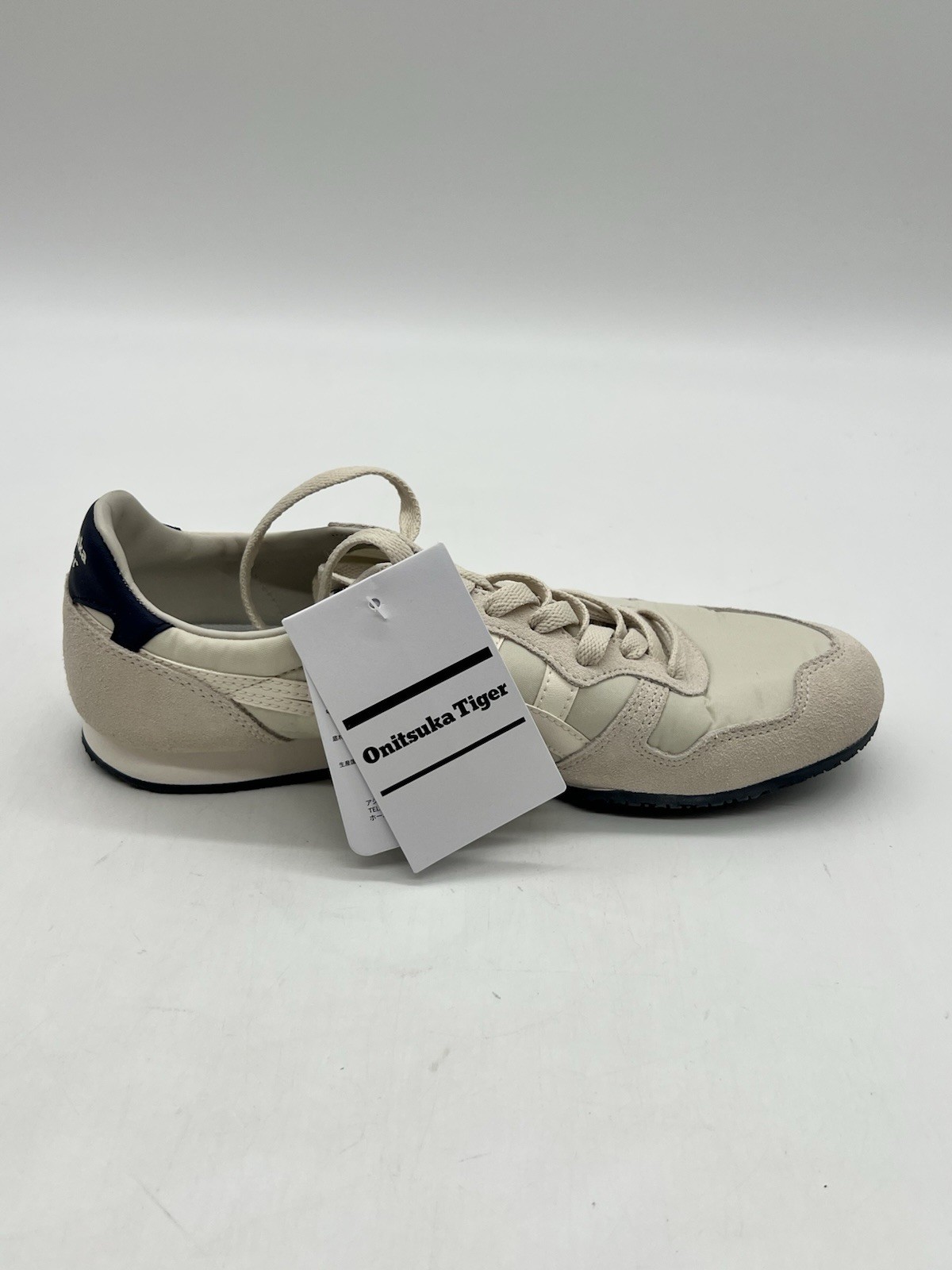 Onitsuka Tiger Serrano Men’s Sz 9 Oatmeal Cream Suede Mesh Running Sneakers Shoe
