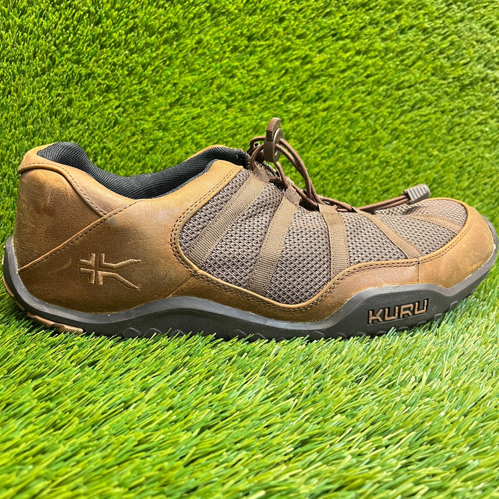 Kuru Chicane Mens Size 13.5 Brown Black Athletic Running Walking Shoes Sneakers