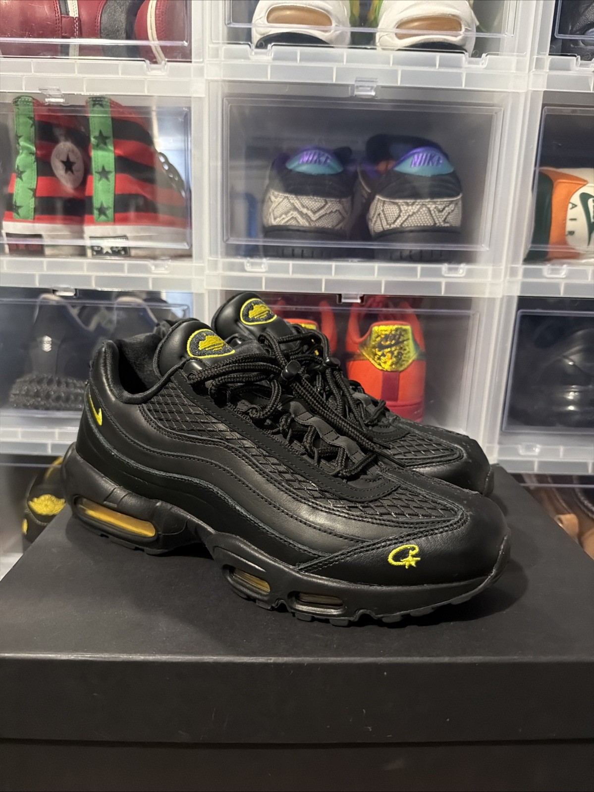 Nike Corteiz Air Max 95 Honey Black size 11 Central Cee Camo Lundun RTW CRTZ