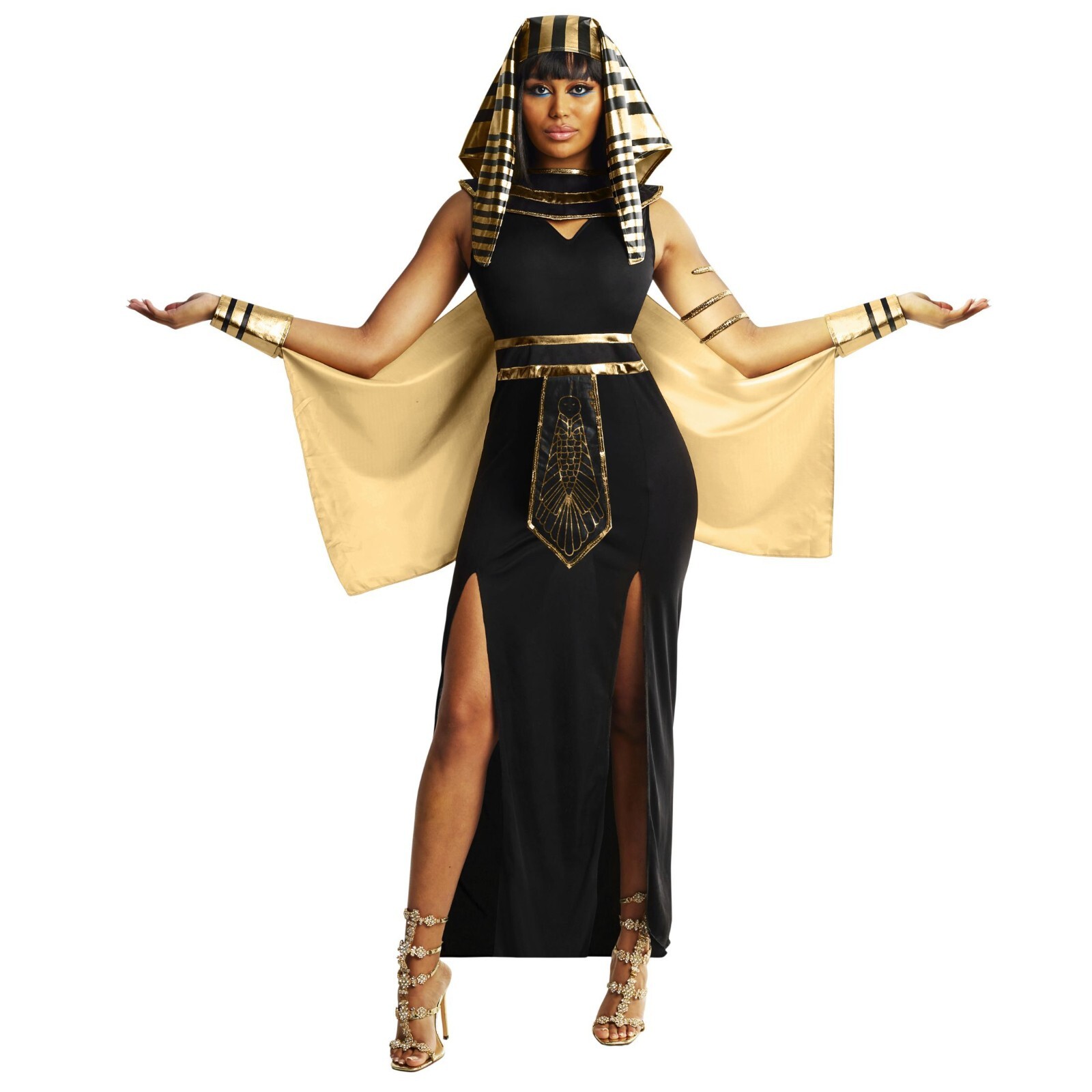 Women`s Cleopatra Costume S – 3XL Ladies Egyptian Queen Princess Dress Halloween
