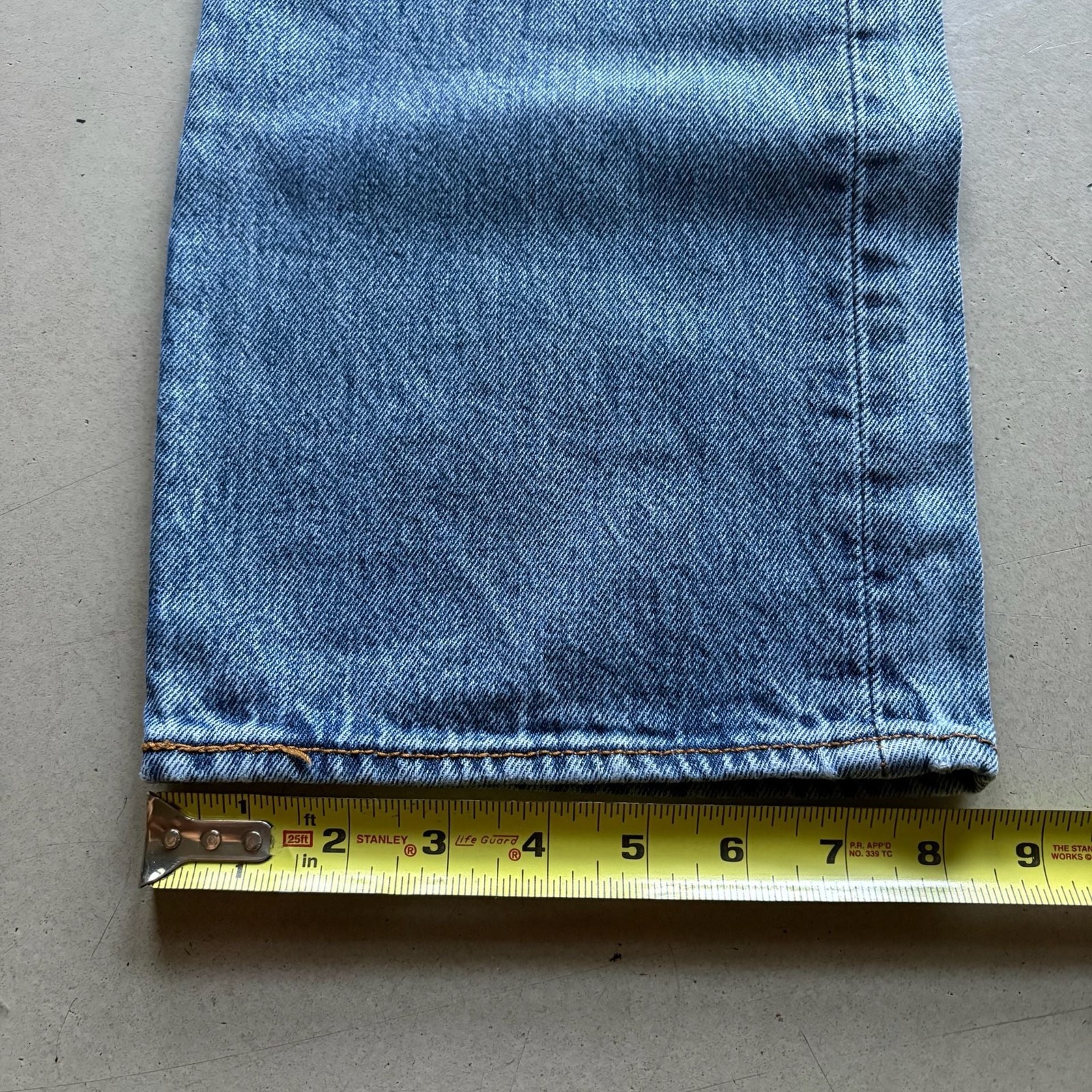 Samaria Leah Upcycled Levi’s 501 Button-Fly Straight Leg Jeans