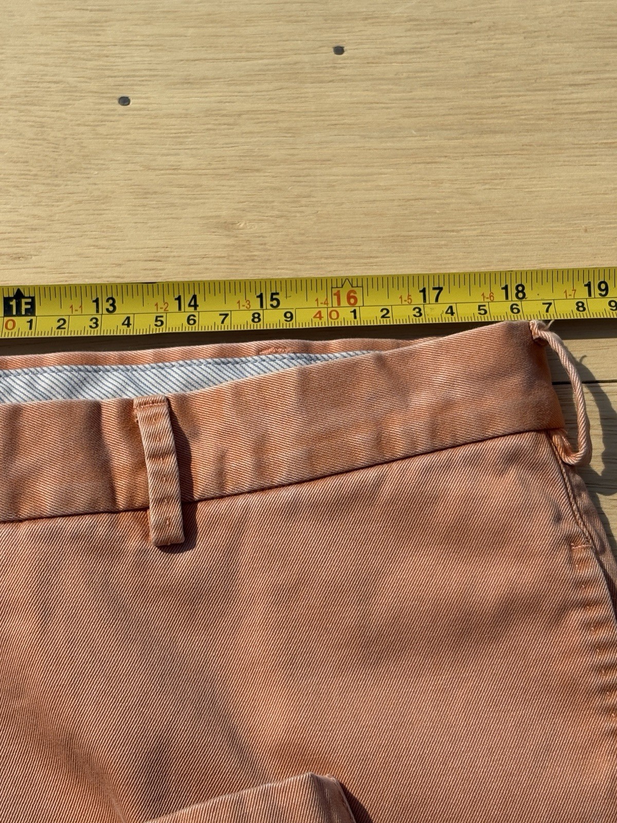 Peter Millar Flat Front Chino Pants Papaya Orange-Pima Cotton Size 36