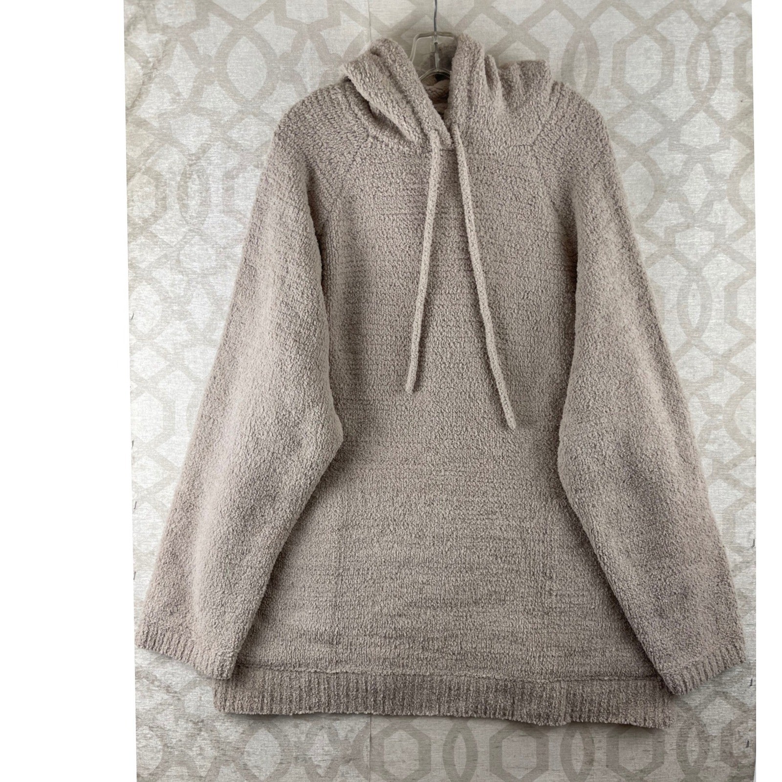 Sunday Citizen Snug Hoodie Women One Size Taupe Excellent Microfiber Loungewear