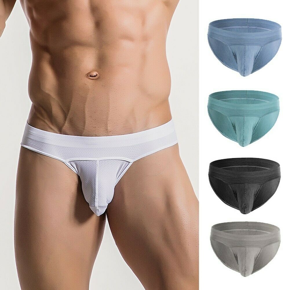 Men Sexy Thongs Briefs Low-rise G String Pouch T-back Underwear Bikini Panties~~