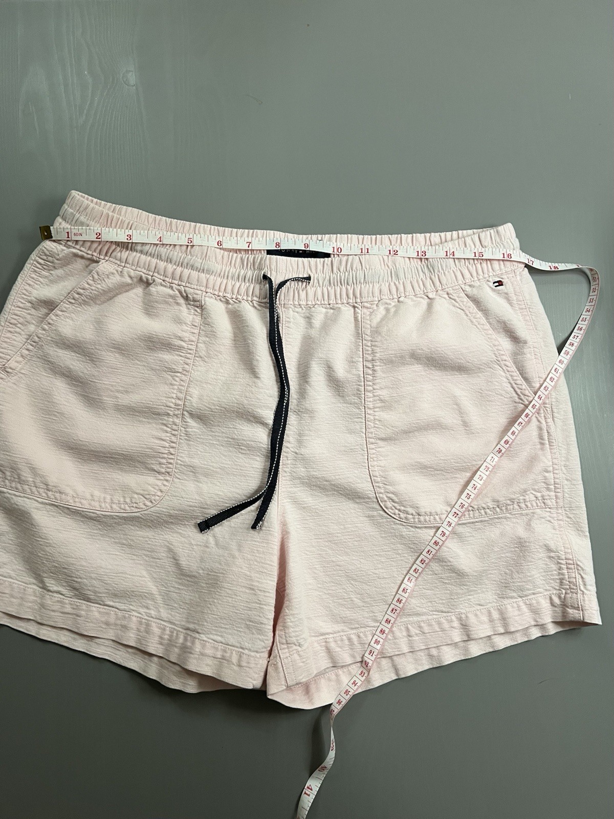 Tommy Hilfiger Women’s Shorts, Red And Light Pink, Size M