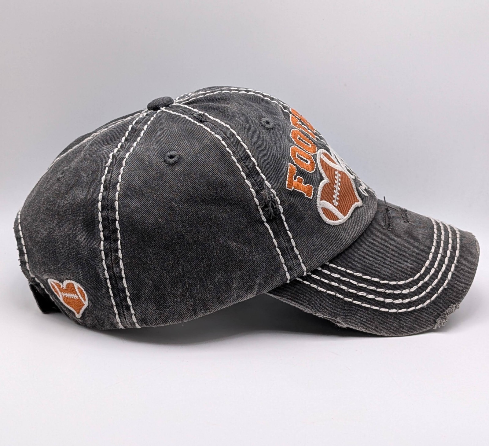 KBETHOS Football Mama (May Yell Loudly) Distressed Stitch Baseball Hat Cap Strap