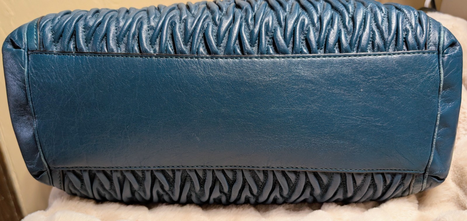 Coach Madison Phoebe Twist Leather Shoulder Bag Dark Teal 26257