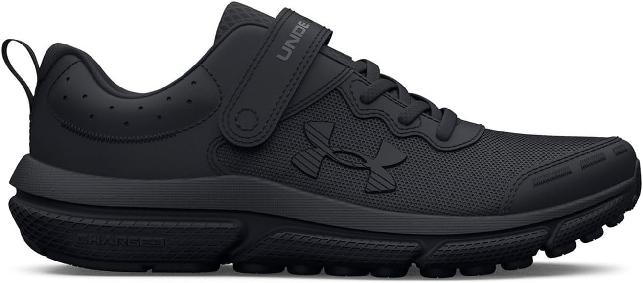 Under Armour Boys’ Pre School Assert 10 Alternate Closure, Black/Black 11K