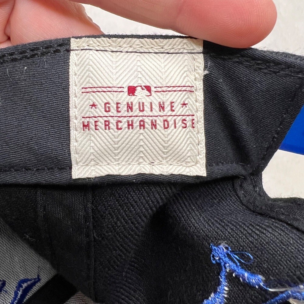 47 Brand Yankees Fitted Hat LOREDO Baseball Cap MLB Black Blue Adjustable Unique