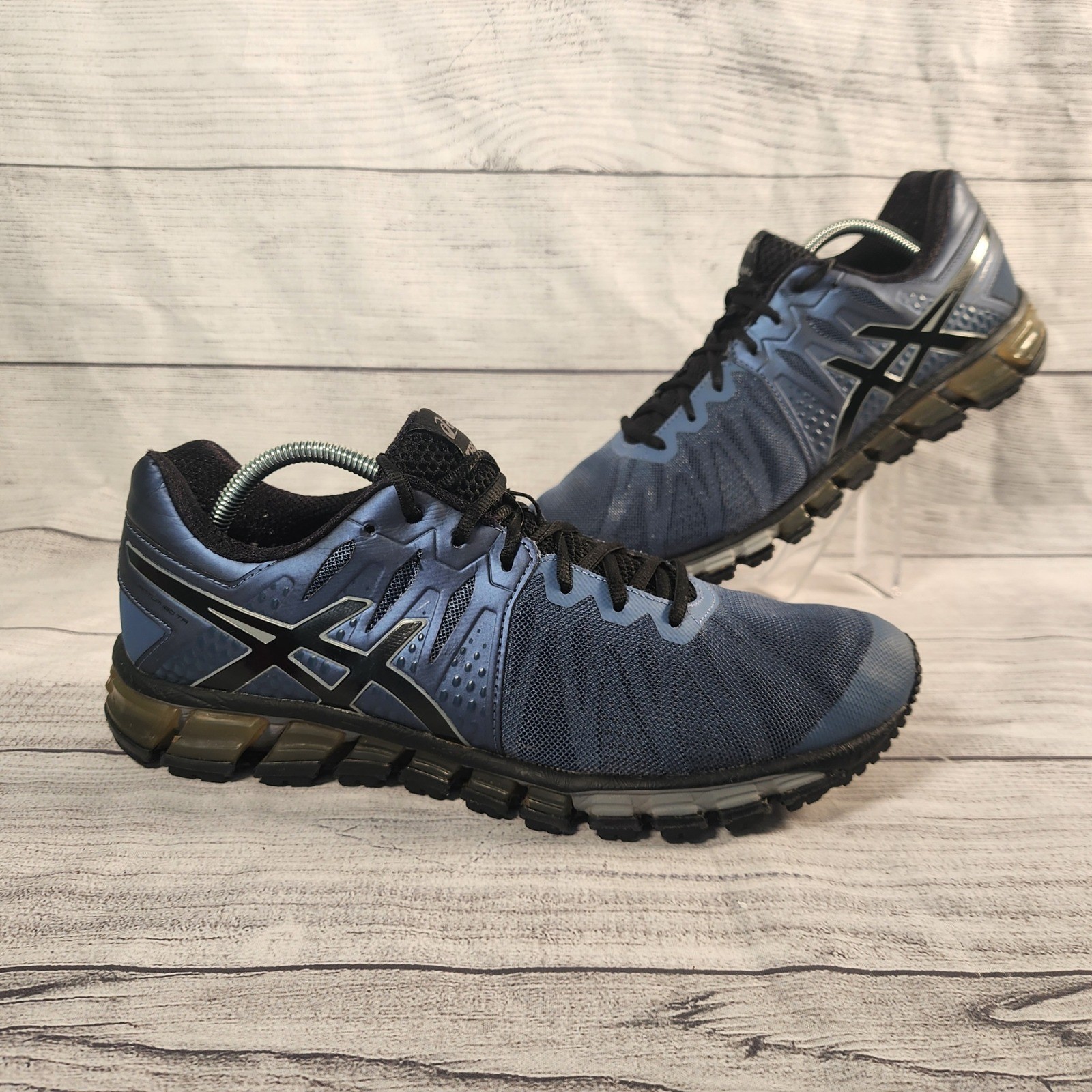 Asics Gel-Quantum 180 TR Mens Size 11.5 Training Shoes Blue Black S610J