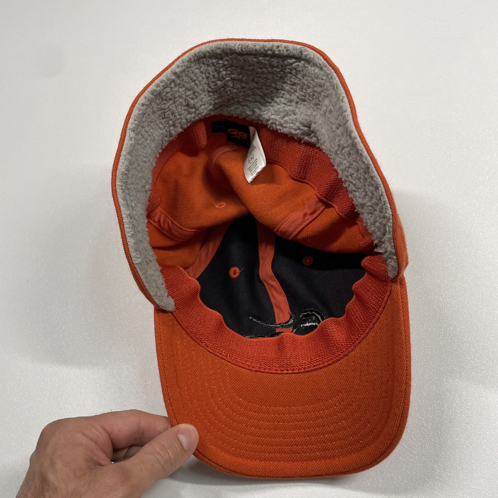 Nike 6.0 Trapper Hat Cap Men’s L-XL Orange Outdoor Wool Blend Embroidered